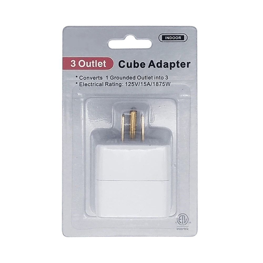 3 Outlet Cube Adapter 3 Outlet Cube Adapter